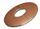Pack 2 Roseta Redonda Instalacion Pellet 80 x 240 mm inox. - Miniatura 4