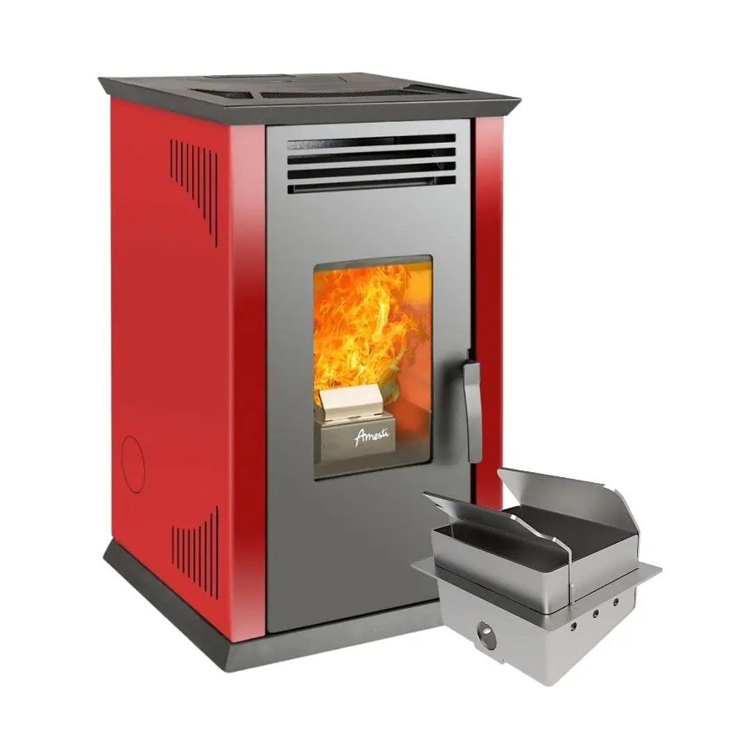 Brasero Crisol Estufa Pellet Amesti Italy 8100 Plus 1