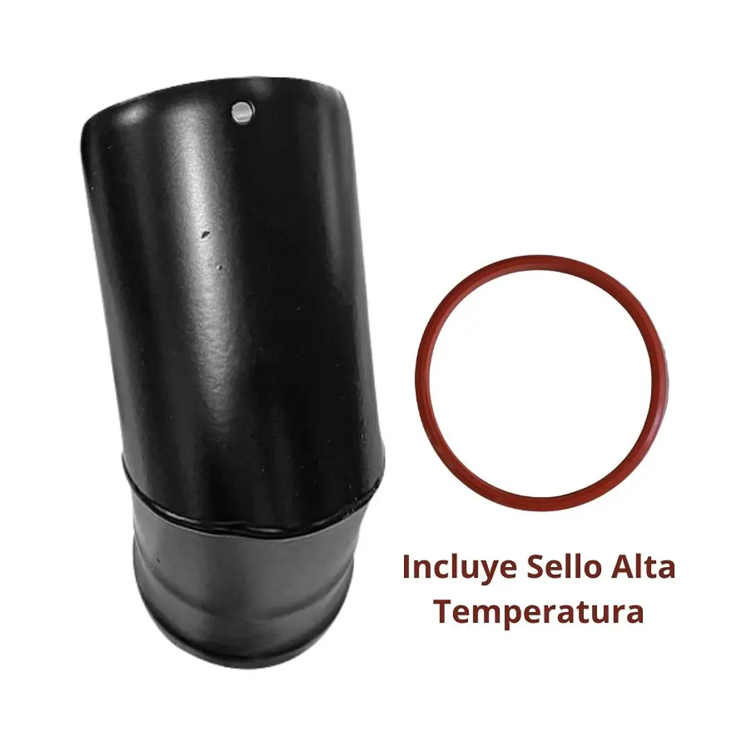 Cañon Estufa Pellet Codo 45º x 80 mm Acero Negro 3