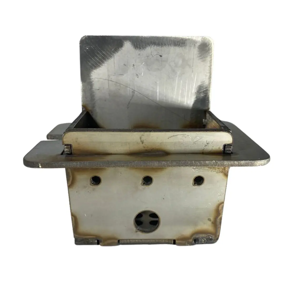 Brasero Crisol Ac. Inoxidable Estufa Pellet Artel 4