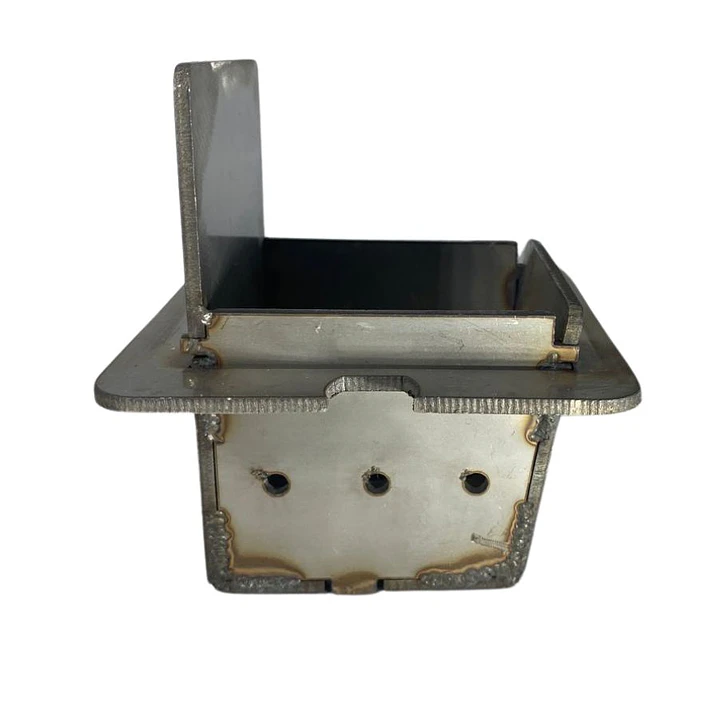 Brasero Crisol Ac. Inoxidable Estufa Pellet Artel 5