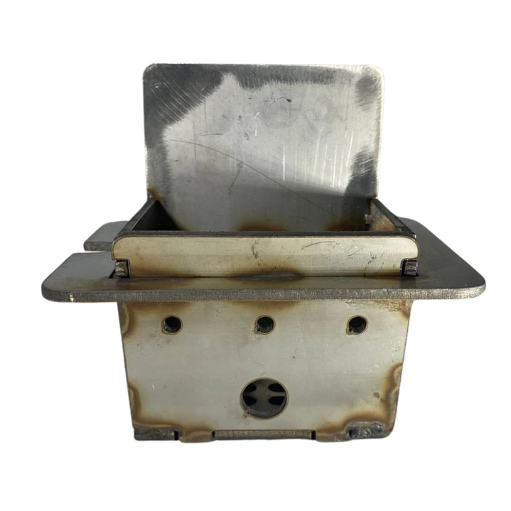 Brasero Crisol Ac.Inoxidable Estufa Pellet Khone 5