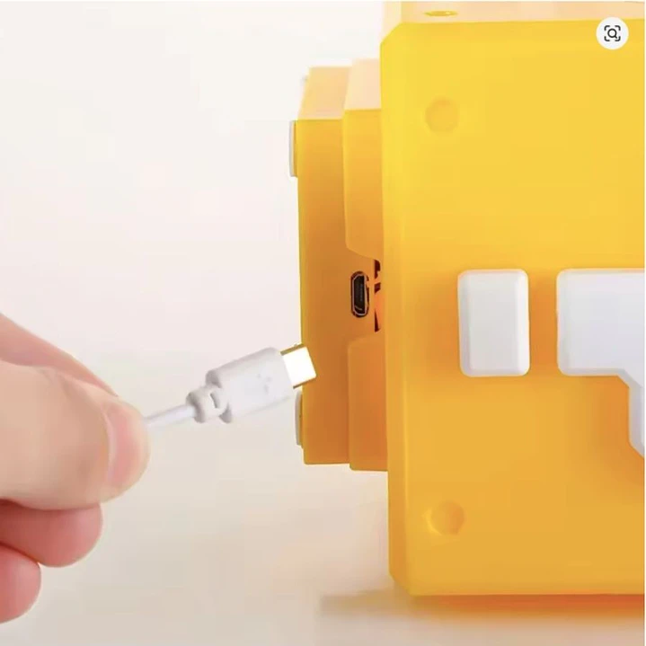 Luz Velador Infantil Cubo Interrogacion con Sonido 3