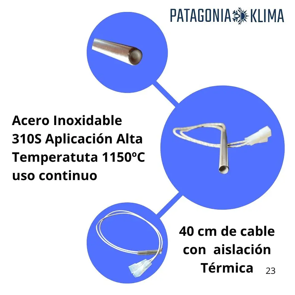 Resistencia Encendido Estufa Pellet Betterlife 2