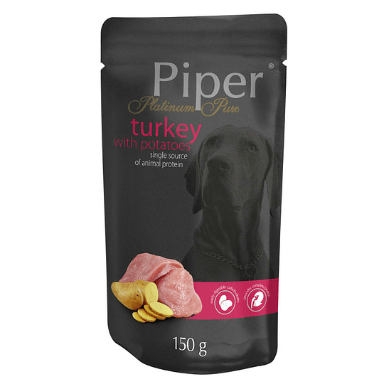 Piper Dog Pavo con Papa 150 gr