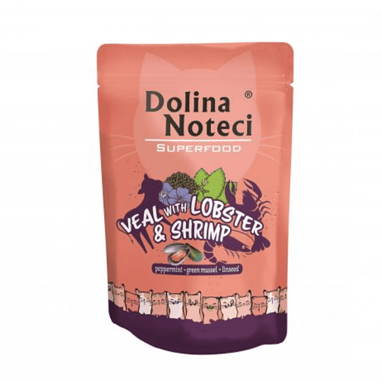 Dolina Noteci Ternera, Langosta y Camarón 85 gr