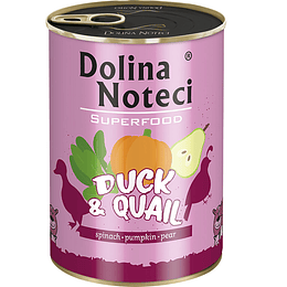 Dolina Noteci Pato y Codorniz 400 gr