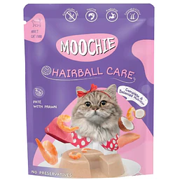 Moochie Sobre Gato Camarón 70grs Hairball Care