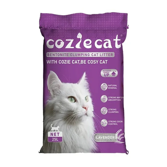 Arena Sanitaria Coziecat Aroma Lavanda 20Kg