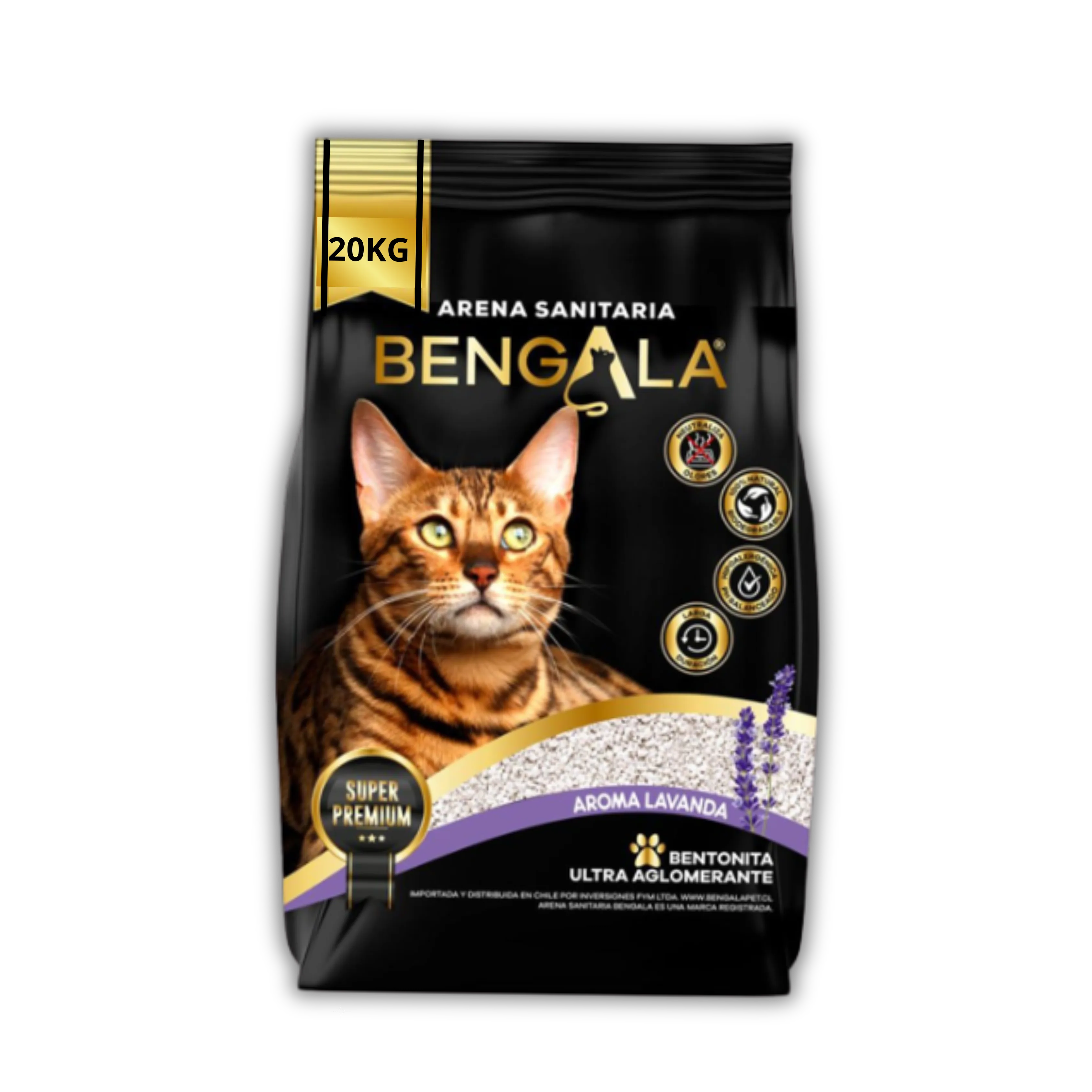 ARENA SANITARIA PARA GATOS BENGALA 20K