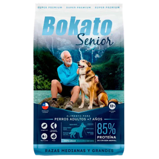 Bokato Senior Raza Mediana y Grande 12Kg