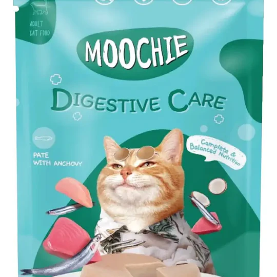 Moochie Sobre Gato Pollo Algas Marinas 70grs Digestive Care