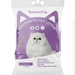 Arena Sanitaria Snowy Cat Aroma Lavanda 4Kg