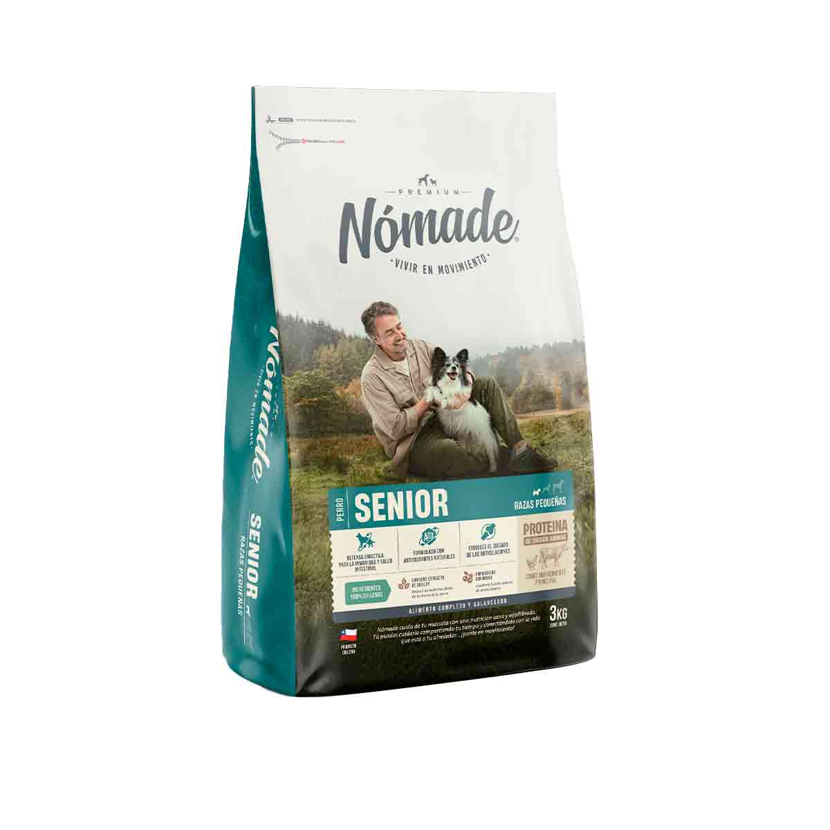 Alimento Nómade Senior razas pequeñas 9Kg