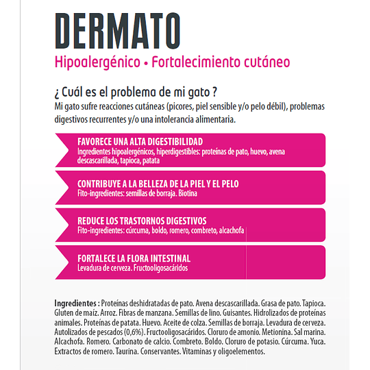 Demato / Digest Felino 2 kg