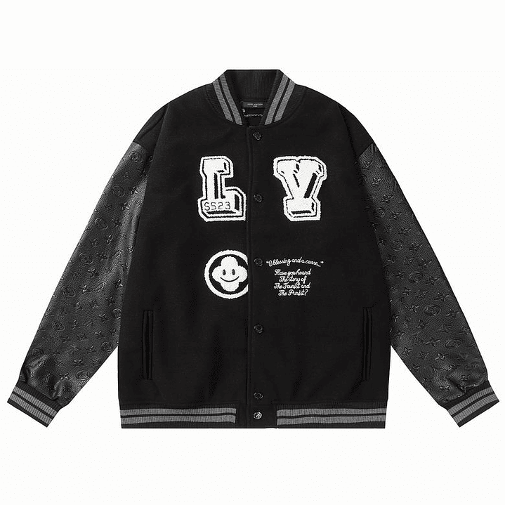 Varsity Jacket louis vuitton negra 1