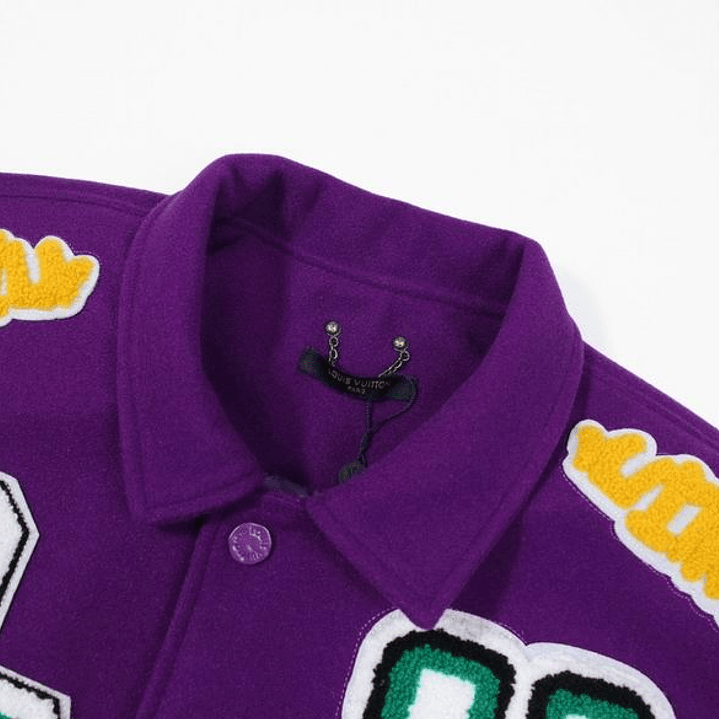 Varsity Jacket louis vuitton morada 5