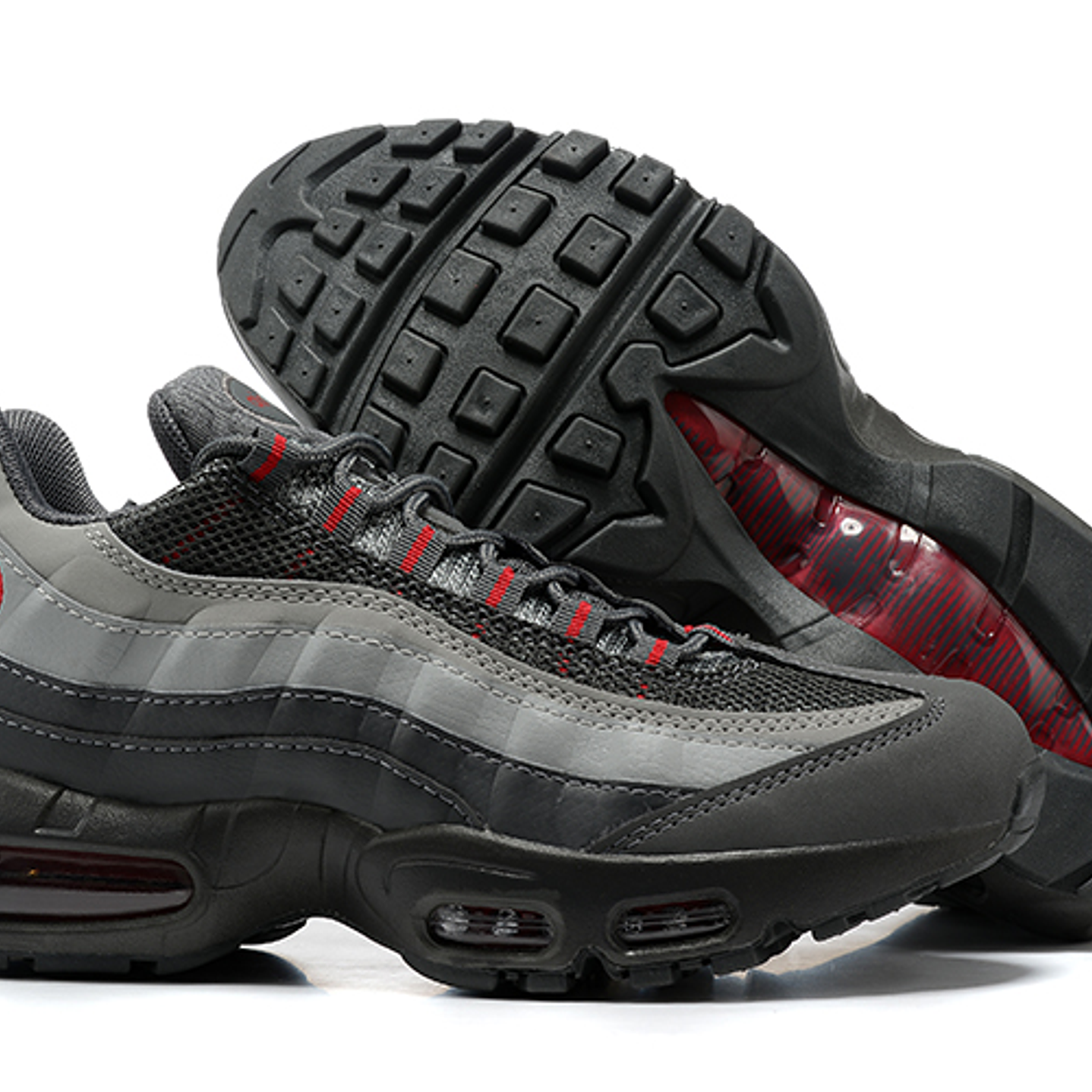 Air Max 95 Smoke Grey Red 3