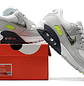 Air Max 90 Silver Grey White 3d Swoosh - Miniatura 6