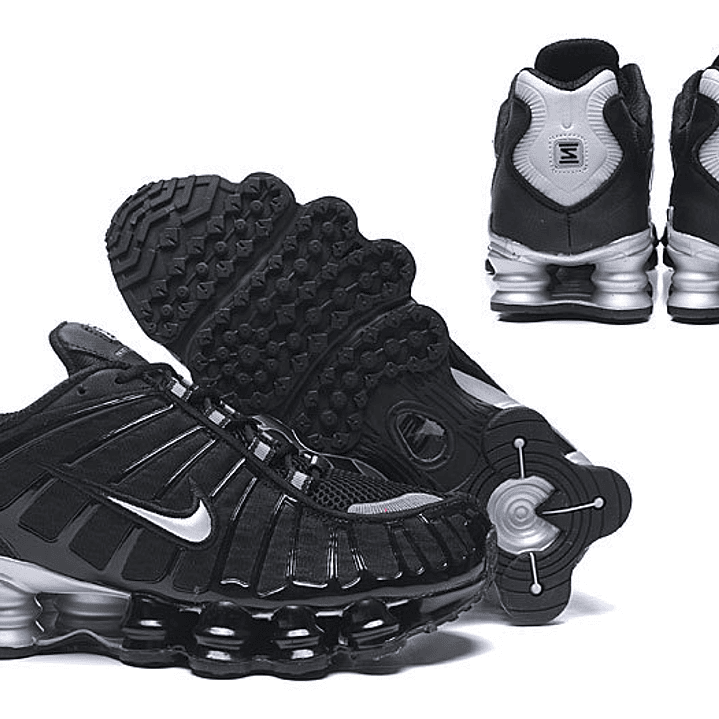 Nike Shox TL Black Silver 3