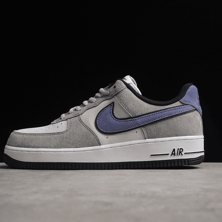 Air Force 1 Grey/White/ Navy Blue 1