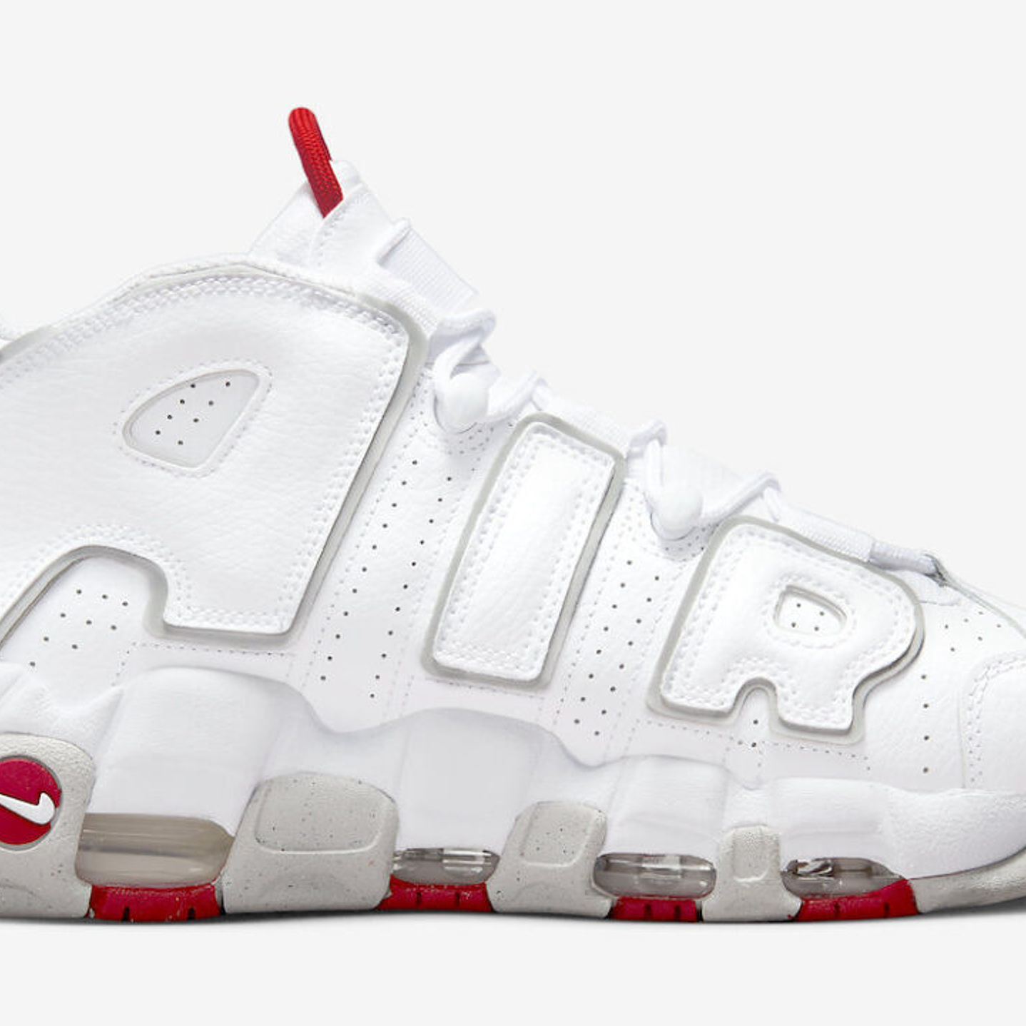 Nike More Uptempo White/Varsity Red 3