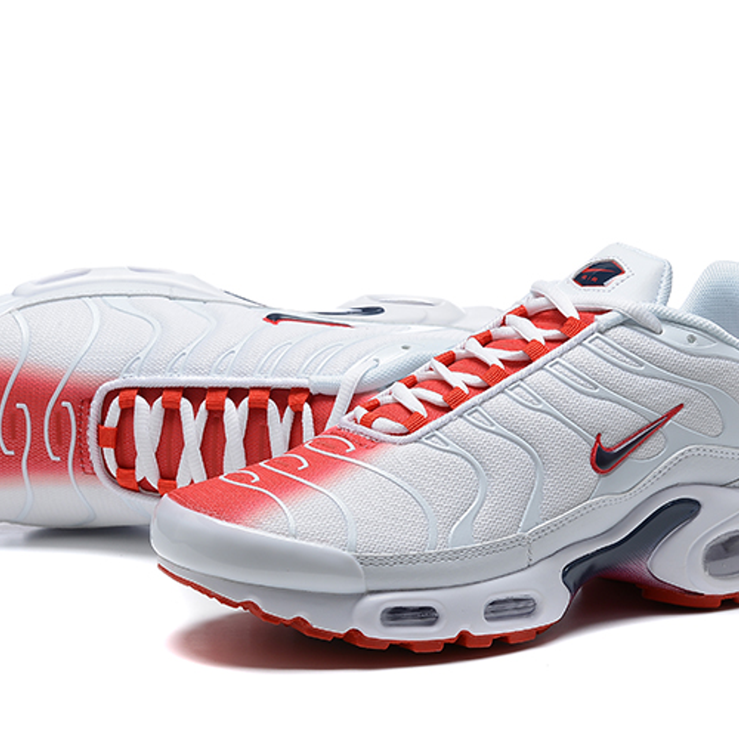 Air Max Plus TN White University Red 4