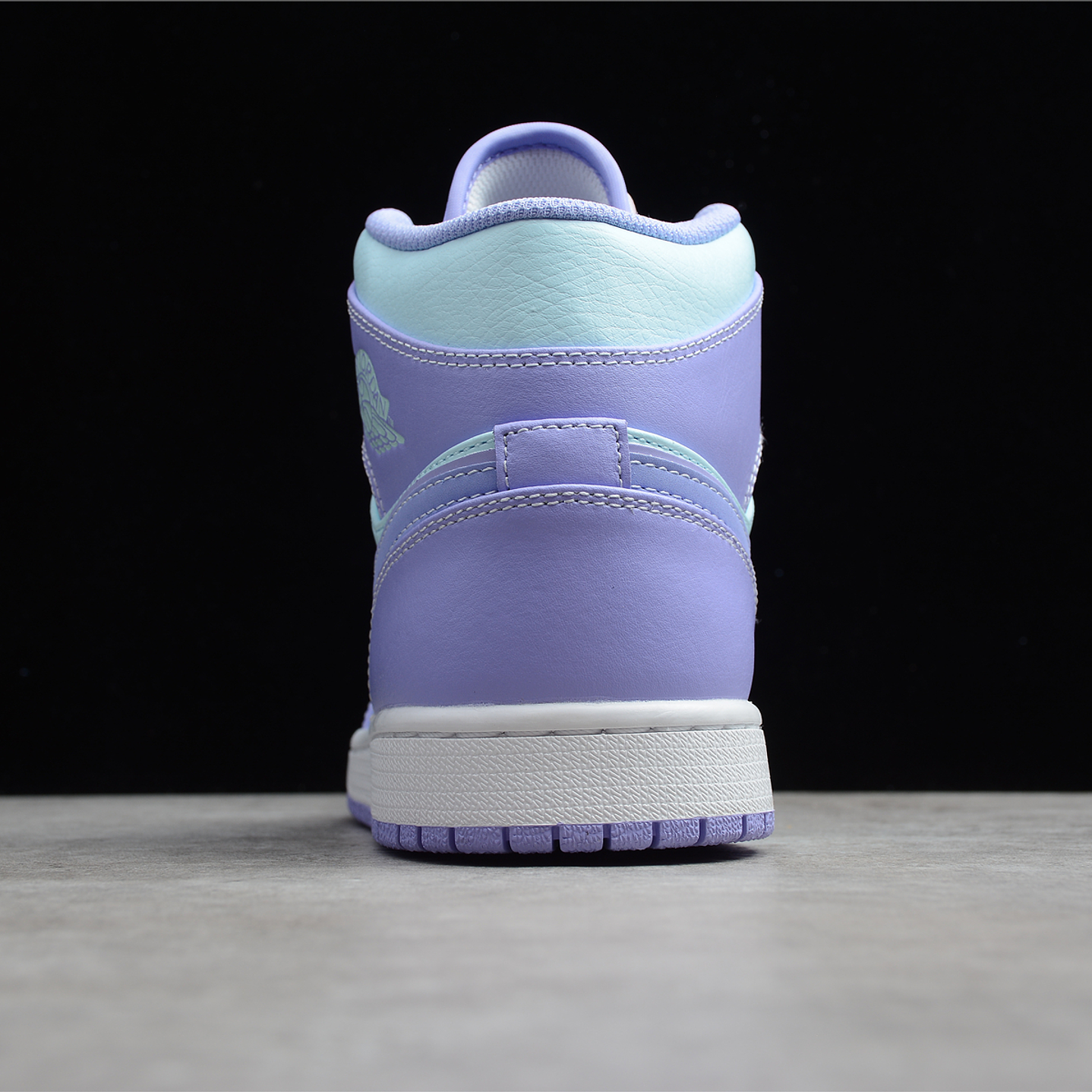 Jordan 1 Mid Purple Aqua 5