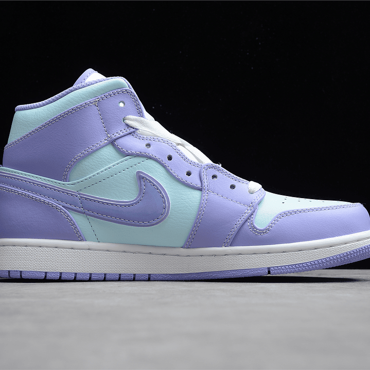 Jordan 1 Mid Purple Aqua 6