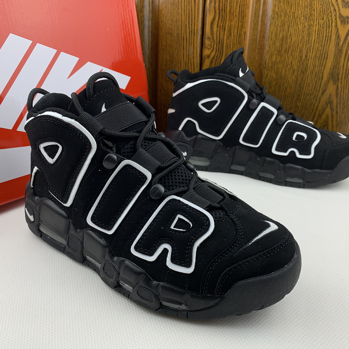 Nike More Uptempo Black 6