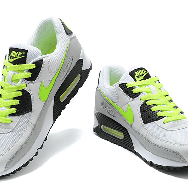 Air Max 90 Leather White Volt 4