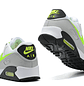 Air Max 90 Leather White Volt - Miniatura 5