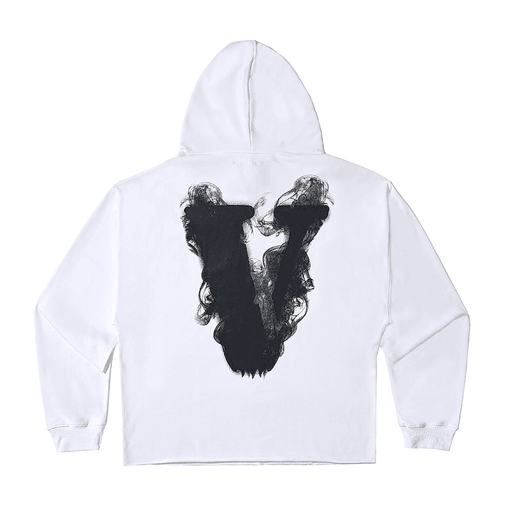 Hoodie Vlone Smoke Demon Angel Blanco 2