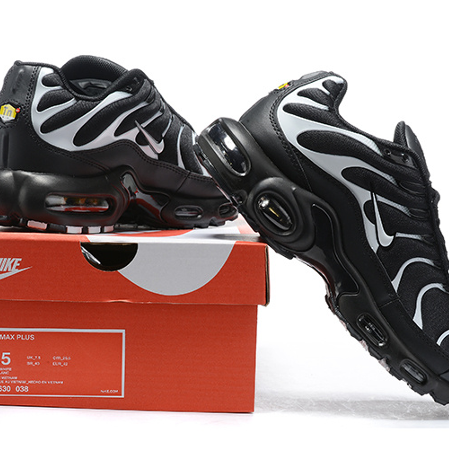 Air Max Plus TN  Black & White 2