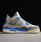 Jordan Retro 4 Off White Military Blue - Miniatura 2