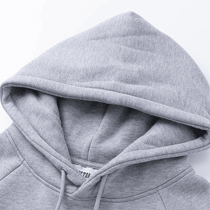 Hoodie Trapstar Gris Logo Verde/Gris/Blanco 5