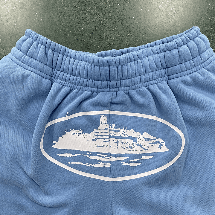 Short Corteiz Alcatraz basic sky blue 2