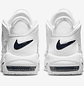 Nike More Uptempo White Navy Swoosh - Miniatura 6