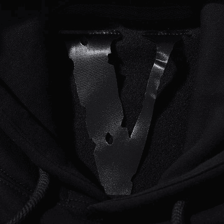 Hoodie Vlone Voltage  Negro/Rojo 5