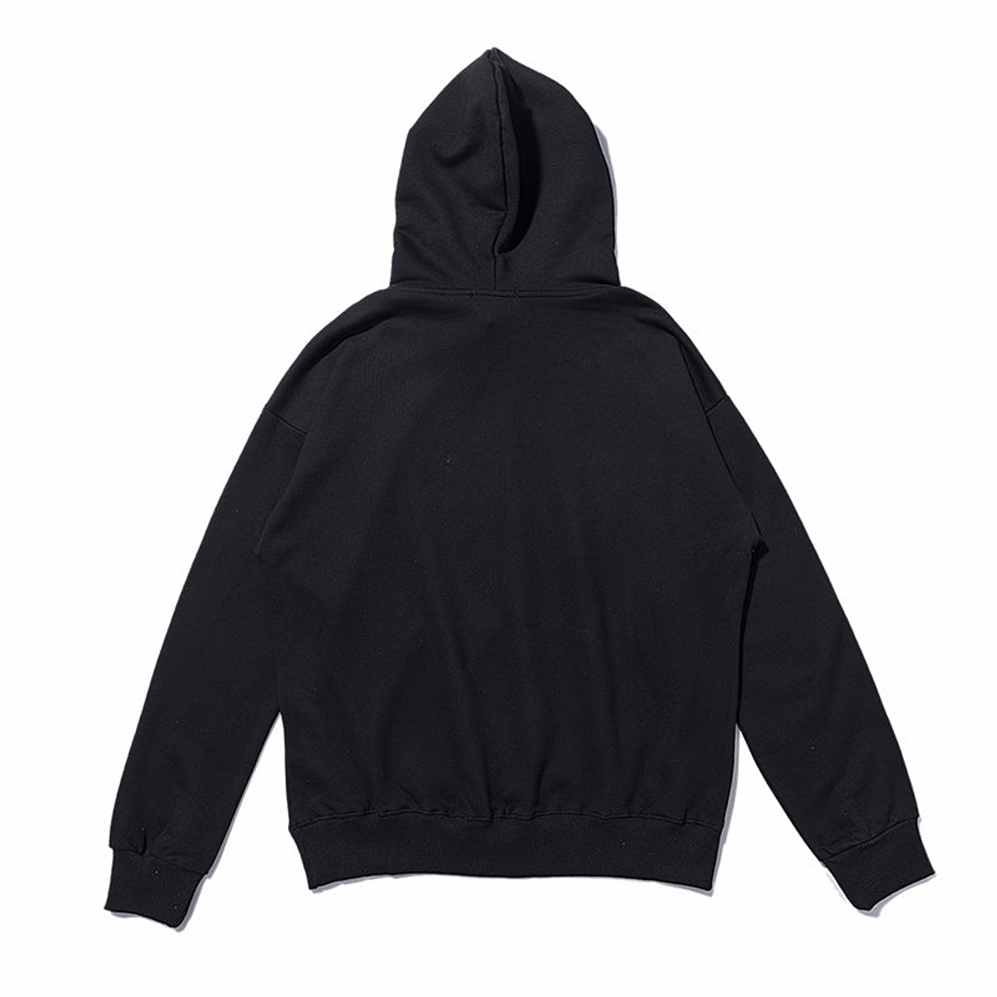 Hoodie Essentials negro Minimalista 2