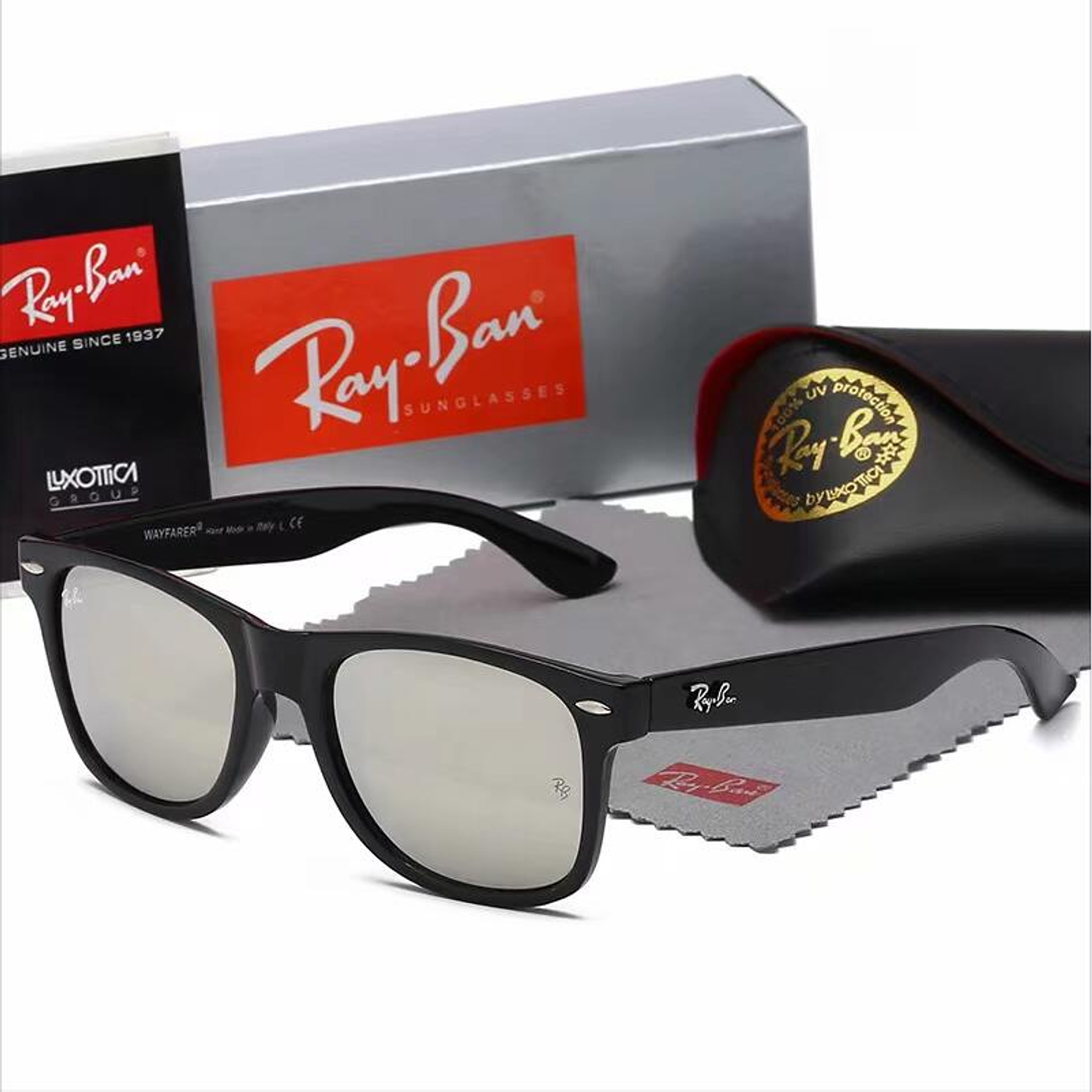 Gafas Ray Ban  wayfarer gris claro/ negro 1