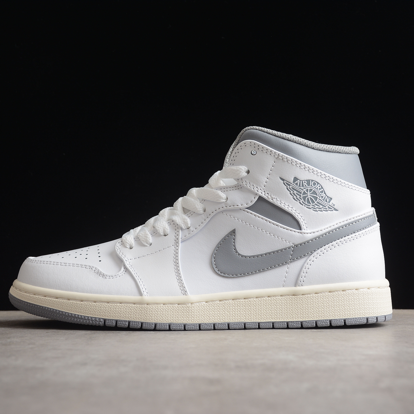 Jordan 1 Mid Neutral Grey 1