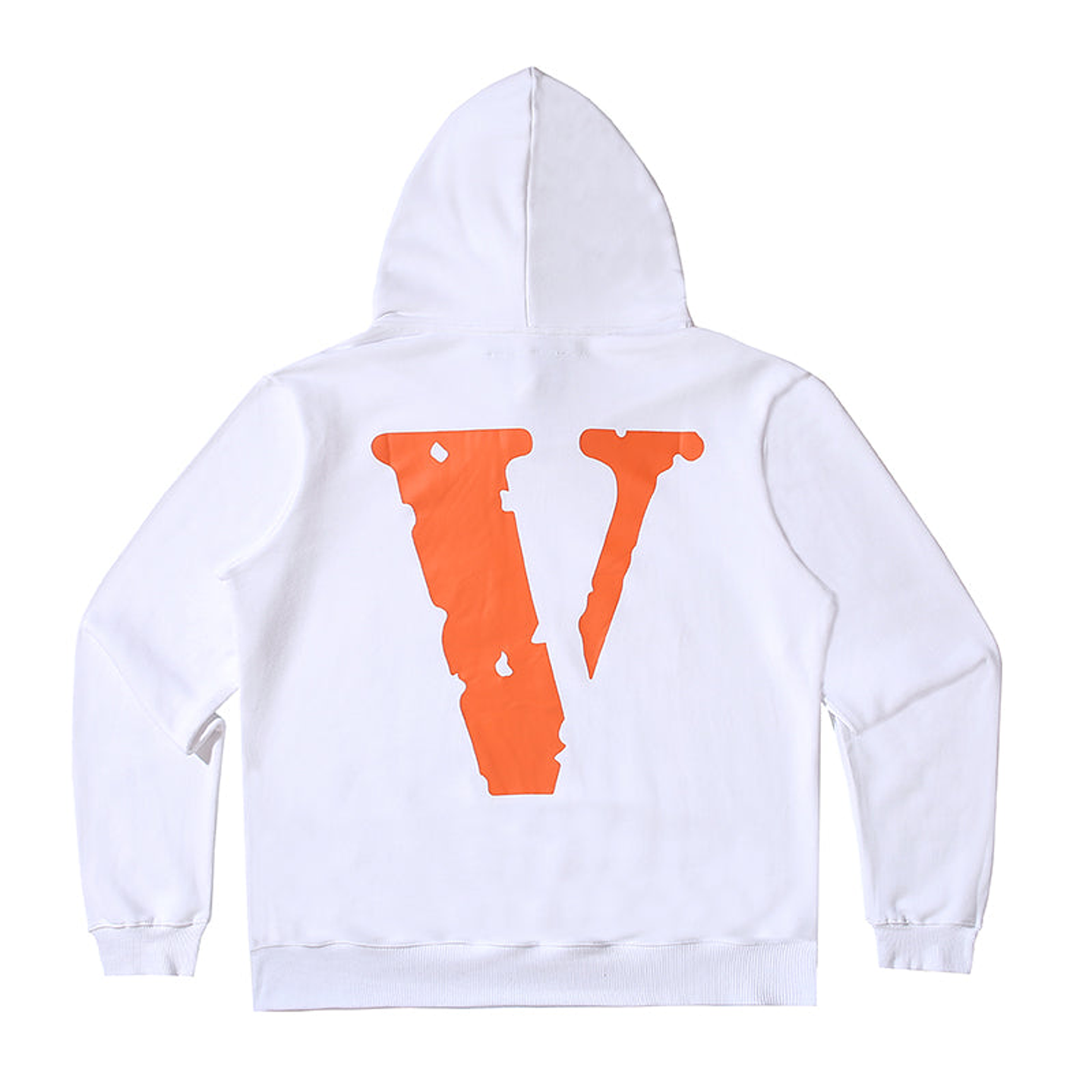 Hoodie Vlone Blanco/Naranja 2