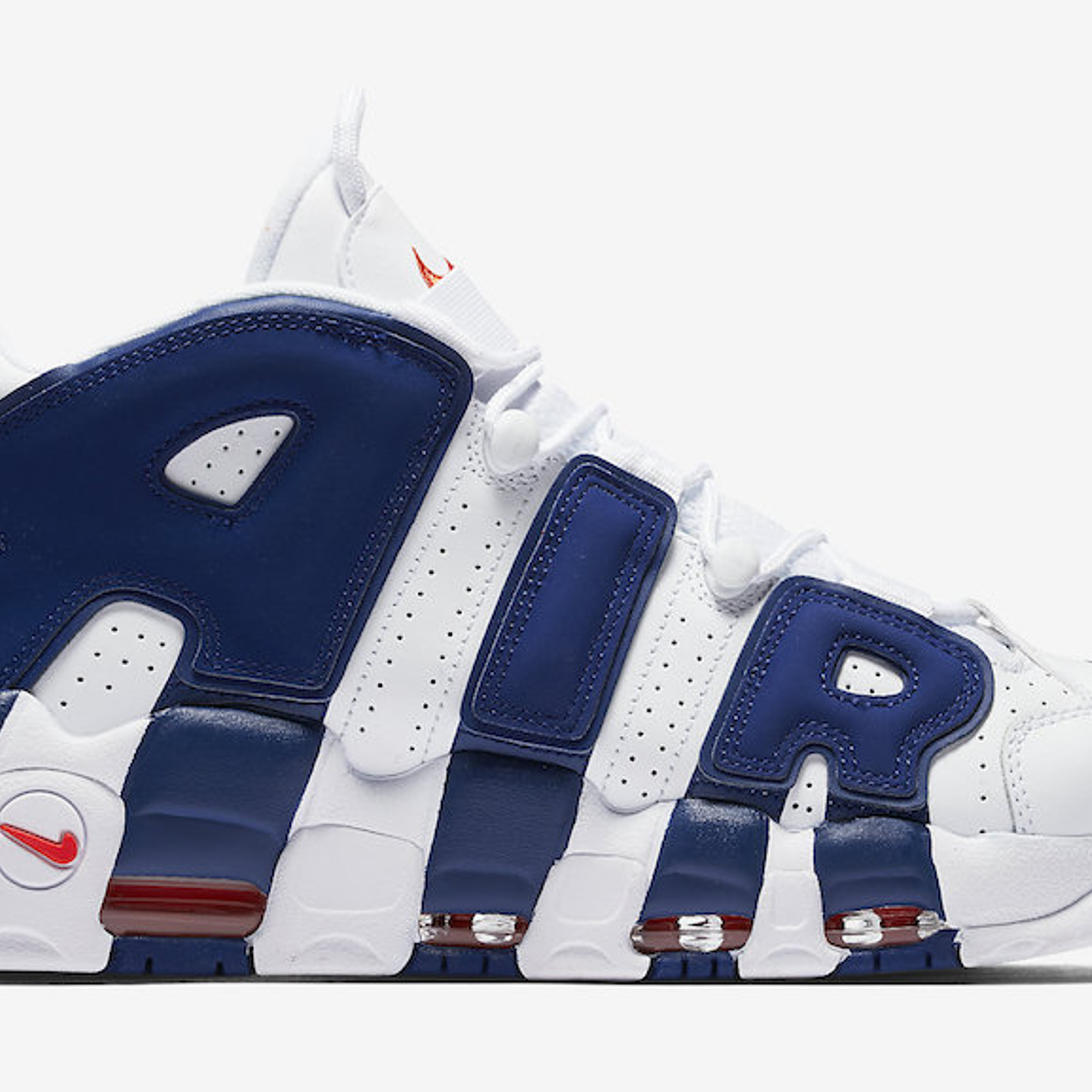 Nike More Uptempo White Deep Royal Blue 3