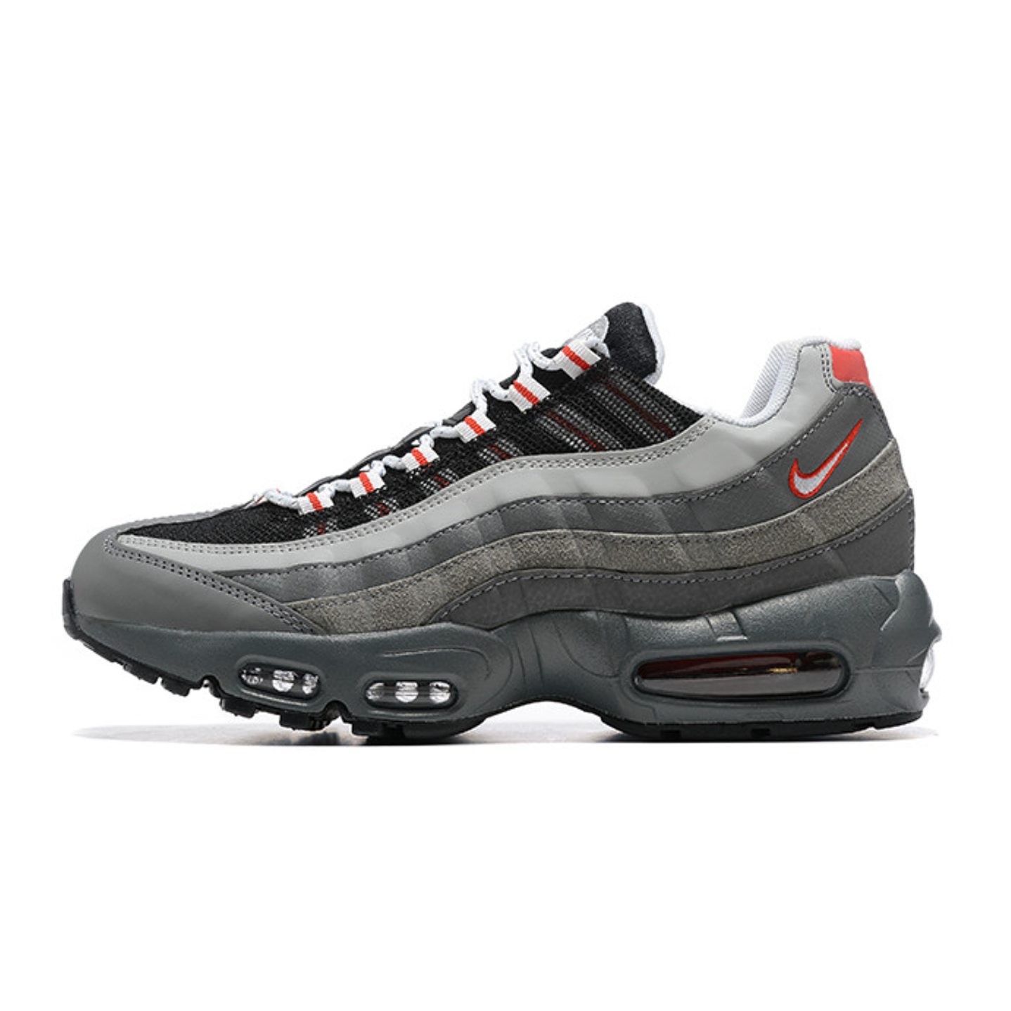 Air Max 95 Essential Grey Red 1