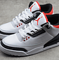 Jordan Retro 3  Fire Red Denim - Miniatura 5