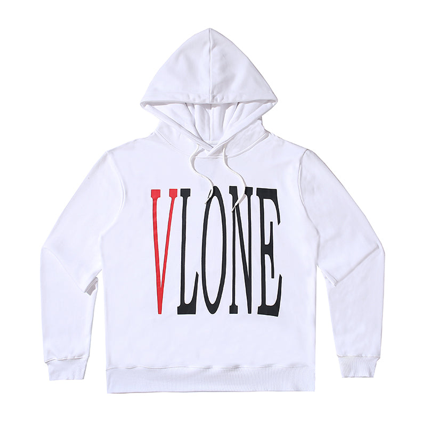 Hoodie Vlone Blanco/Rojo 1