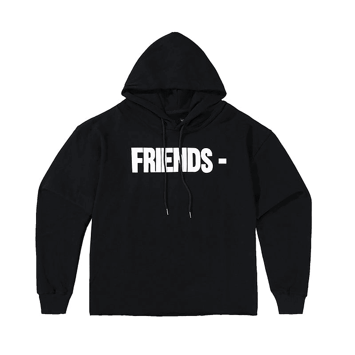 Hoodie Vlone Friends Negro/Blanco 1