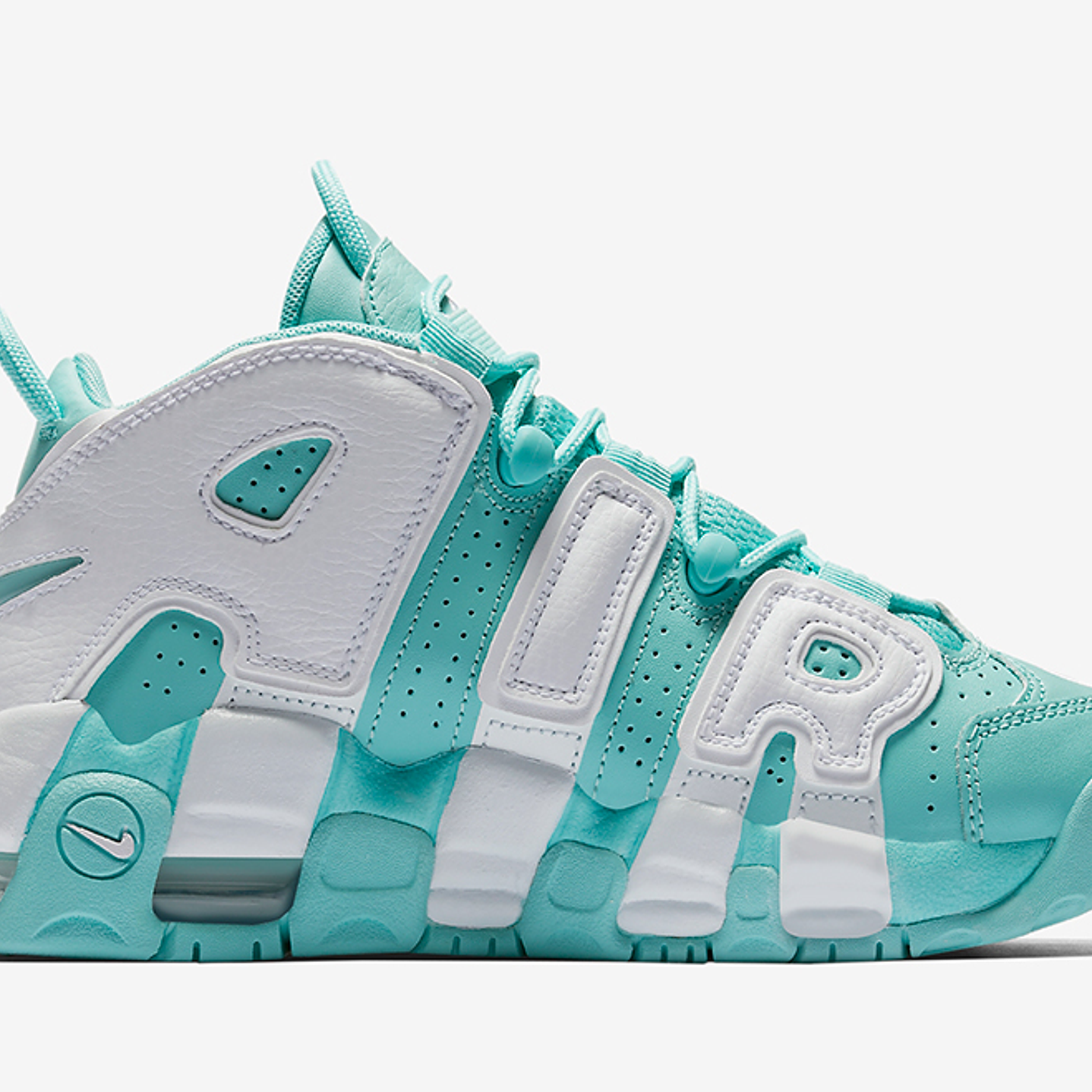 Nike More Uptempo Island Green 3