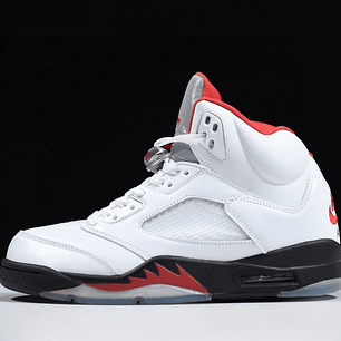 Jordan 5 Retro Fire Red Silver Tongue (2020)